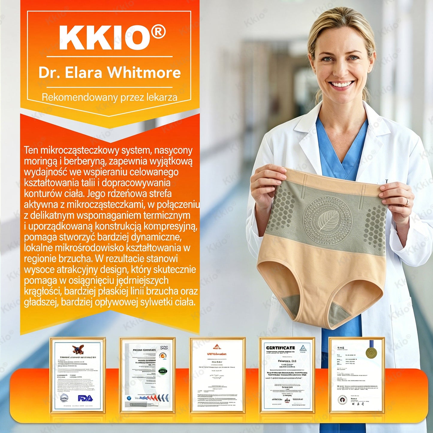 📢 Odkrycie z TikToka – nowość Kkio® 👩 4 w 1 modelujące i wyszczuplające spodenki z technologią mikroigiełek oraz moringą i berberyną ✅ Stworzone z myślą o codziennym komforcie kobiet
