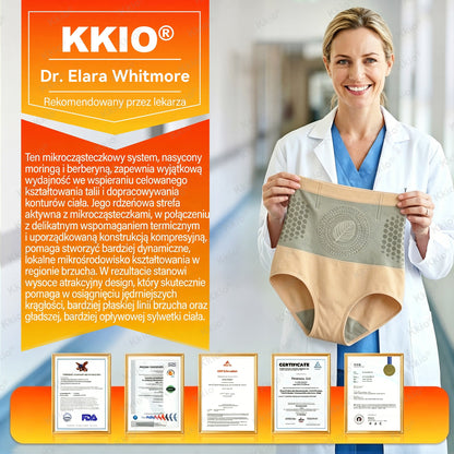 📢 Odkrycie z TikToka – nowość Kkio® 👩 4 w 1 modelujące i wyszczuplające spodenki z technologią mikroigiełek oraz moringą i berberyną ✅ Stworzone z myślą o codziennym komforcie kobiet