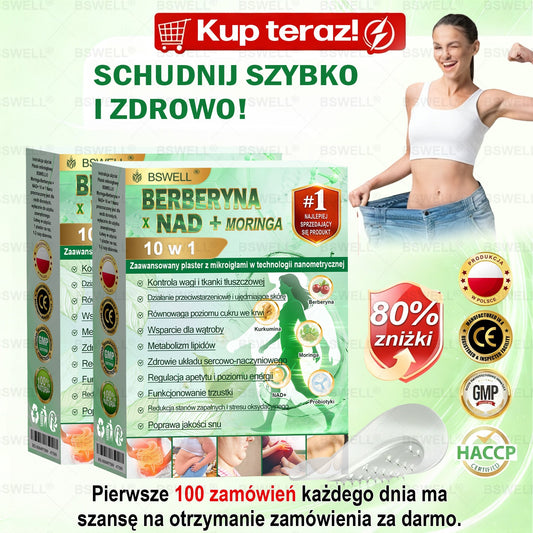 🍐BSWELL® Nano mikroigłowy plaster wyszczuplający (Raz dziennie, efekty już po 28 dniach ✅ Wspiera odchudzanie, serce, cukrzycę, sen, jelita, stawy i więcej.